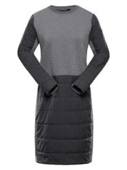 Alpine Pro Sukienka funkcyjna "Olwa" w kolorze szarym rozmiar: M. Szare sukienki damskie Alpine Pro, bez wzorów, sportowe, bez ramiączek. Za 305.92 zł.