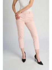 Marks & Spencer Spodnie chino w kolorze jasnoróżowym rozmiar: 44. Różowe spodnie materiałowe damskie Marks & Spencer, bez wzorów. Za 61.89 zł.