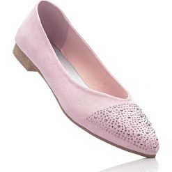 Baleriny bonprix stary jasnoróżowy. Czerwone balerinki damskie bonprix. Za 54.99 zł.