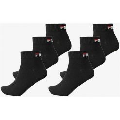 Fila Skarpety Quarter 6-pack Unisex Czarne 43-46. Czarne skarpetki damskie Fila, bez wzorów. Za 163.99 zł.