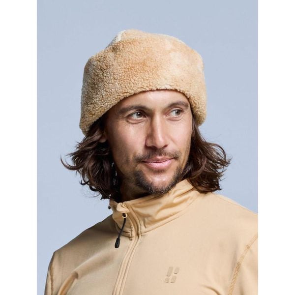 Czapka - Teddy Twist - Sand Multi. Brązowe czapki damskie POEDERBAAS, na zimę, bez wzorów. Za 221.12 zł.