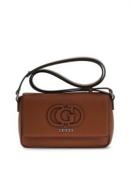 Guess Torebka Isola HWBG99 05210 Brązowy. Brązowe listonoszki damskie Guess, z aplikacjami, ze skóry, bez dodatków. Za 569.99 zł.
