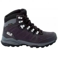 Buty trekkingowe damskie Jack Wolfskin Refugio Texapore Mid. Czarne obuwie trekkingowe damskie Jack Wolfskin, z materiału, za kostkę, bez zapięcia. Za 588.00 zł.