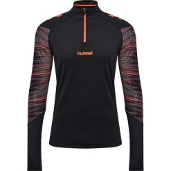 Bluza dresowa 1/2 zip Hummel Blaze Pro. Brązowe bluzy damskie Hummel, na zimę, bez wzorów, z dresówki, bez kaptura. W wyprzedaży za 192.70 zł.