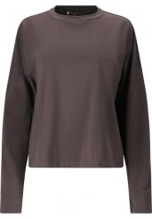 Bluza damska Athlecia Guyana. Czarne bluzy damskie Athlecia, bez wzorów, z elastanu, bez kaptura. Za 198.00 zł.
