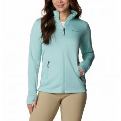 Columbia Bluza Park View Grid Fleece 1959713321. Niebieskie bluzy damskie Columbia, bez wzorów, bez kaptura. Za 278.99 zł.