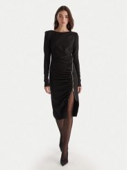 PINKO Sukienka koktajlowa Almundenta Abito 106126 A2ZU Czarny Regular Fit. Czarne sukienki damskie Pinko, bez wzorów, z syntetyku, wizytowe, bez ramiączek. Za 1,649.00 zł.