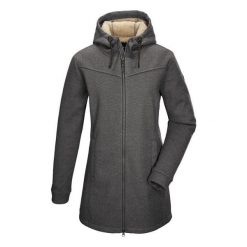 Damska parka z polaru Killtec GW 37. Brązowe parki damskie Killtec, na zimę, z polaru, bez kaptura. Za 524.20 zł.