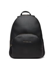 Tommy Hilfiger Plecak Th Logo Backpack AW0AW18118 Czarny. Czarne plecaki Tommy Hilfiger, bez wzorów, ze skóry. Za 649.99 zł.