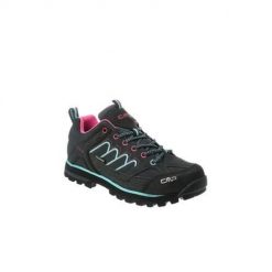 Buty trekkingowe damskie CMP Moon Low. Czarne obuwie trekkingowe damskie CMP, z materiału, bez zapięcia. W wyprzedaży za 449.99 zł.