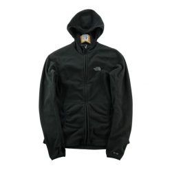 Second life - Kurtka polarowa damska z kapturem - Stan bardzo dobry. Czarne kurtki damskie The North Face, m, bez wzorów, z materiału, z kapturem. Za 164.76 zł.
