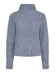 Pieces Sweter w kolorze niebieskim rozmiar: XS. Niebieskie swetry klasyczne damskie Pieces, xs, ze splotem, bez kołnierzyka. Za 61.46 zł.