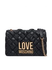 LOVE MOSCHINO Torebka JC4126PP1PL1000A Czarny. Czarne torebki klasyczne damskie Love Moschino, ze skóry, bez dodatków. Za 1,099.00 zł.