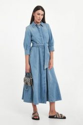 Sukienka szmizjerka Giambo MARELLA. Sukienki damskie Marella Sport, bez wzorów, bez ramiączek. Za 1,349.00 zł.