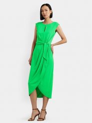 Lauren Ralph Lauren Sukienka koktajlowa 250925939001 Zielony Regular Fit. Zielone sukienki damskie Lauren Ralph Lauren, bez wzorów, z syntetyku, wizytowe, bez ramiączek. Za 899.99 zł.