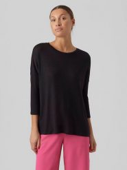 Vero Moda Sweter w kolorze czarnym rozmiar: M. Czarne swetry klasyczne damskie Vero Moda, m, bez kołnierzyka. Za 54.95 zł.