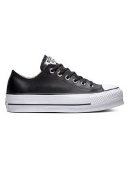 Converse Skórzane sneakersy "Chuck Taylor All Star Lift" w kolorze czarnym rozmiar: 39,5. Czarne obuwie sportowe damskie Converse, bez zapięcia. Za 310.38 zł.