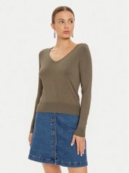 ONLY Sweter Venice 15333990 Brązowy Regular Fit. Brązowe swetry klasyczne damskie Only, m, z wiskozy, bez kołnierzyka. Za 59.99 zł.