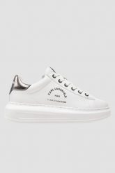 KARL LAGERFELD Białe damskie sneakersy skórzane KAPRI Maison, Rozmiar 37. Białe obuwie sportowe damskie KARL LAGERFELD, ze skóry, bez zapięcia. W wyprzedaży za 599.99 zł.