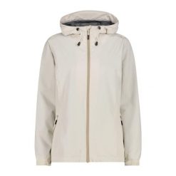 Kurtka przeciwdeszczowa damska CMP 39X6636 Fix Hood. Brązowe kurtki damskie CMP, m, bez wzorów, z materiału, z kapturem. Za 219.99 zł.