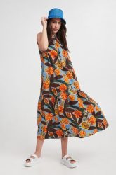 Sukienka wzorzysta Verdun WEEKEND MAX MARA. Sukienki damskie Weekend Max Mara, bez wzorów, bez ramiączek. W wyprzedaży za 1,052.24 zł.
