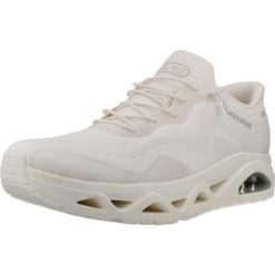 Buty SKECHERS SLIP - INS UNO GLIDE STEP AIR GLIDERS Biały. Białe obuwie trekkingowe damskie Skechers, z tkaniny, bez zapięcia. Za 389.99 zł.
