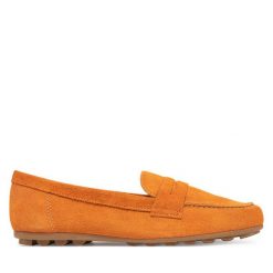 Mokasyny Tamaris. Brązowe mokasyny damskie Tamaris, bez obcasa. Za 249.99 zł.