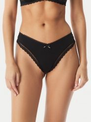 HUGO Stringi Unique 50545732 Czarny. Czarne stringi Hugo, bez wzorów, z syntetyku. Za 129.99 zł.