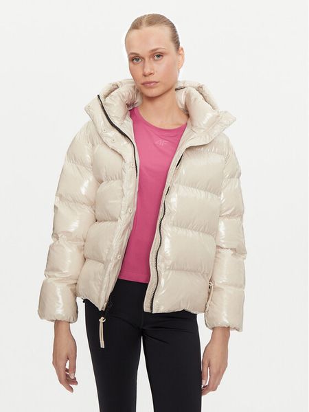 Napapijri Kurtka zimowa A-Glane NP0A4HZ5 Beżowy Regular Fit. Brązowe kurtki damskie Napapijri, na zimę, xl, bez wzorów, z syntetyku, bez kaptura. Za 1,319.00 zł.