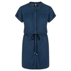 Damska sukienka pętelkowa Nella niebieska. Niebieskie sukienki damskie ZSPORT, bez wzorów, sportowe, bez ramiączek. Za 196.99 zł.