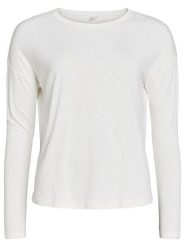 Rethinkit Wełniana koszulka "Vibe" w kolorze kremowym rozmiar: XL. Brązowe koszulki damskie Rethinkit, xl, bez wzorów, z materiału, bez kołnierzyka, bez ramiączek. Za 118.01 zł.