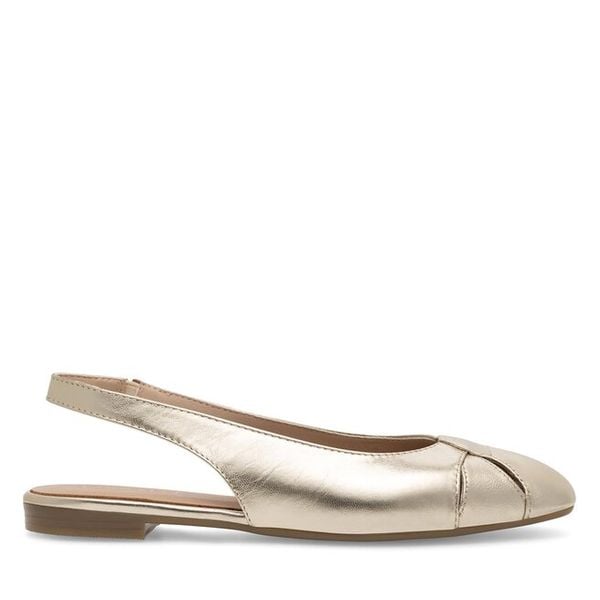 Baleriny Lasocki. Żółte balerinki damskie Lasocki, bez wzorów. Za 149.99 zł.