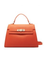 Valentino Torebka Fae Re VBS9AD37 Pomarańczowy. Brązowe torebki klasyczne damskie Valentino, ze skóry, bez dodatków. Za 559.99 zł.