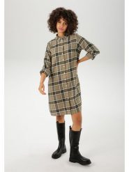 Aniston Sukienka w kolorze szarobrązowo-oliwkowym rozmiar: 44. Brązowe sukienki damskie Aniston, bez wzorów, bez ramiączek. Za 97.51 zł.