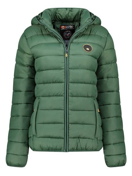 Canadian Peak Kurtka pikowana "Atikamapeak" w kolorze zielonym rozmiar: XXL. Zielone kurtki damskie Canadian Peak, xxl, bez wzorów, bez kaptura. Za 139.87 zł.