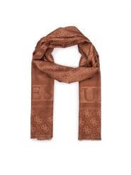Guess Szal AW5685 POL03 Brązowy. Brązowe szaliki damskie Guess, z aplikacjami. Za 194.99 zł.
