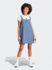 Adidas Sukienka letnia City Escape IS0670 Niebieski Loose Fit. Niebieskie sukienki damskie Adidas, bez wzorów, z syntetyku, bez ramiączek. Za 249.99 zł.