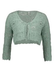 ONLY Bolerko w kolorze miętowym rozmiar: XL. Zielone swetry klasyczne damskie Only, xl, bez kołnierzyka. Za 82.99 zł.