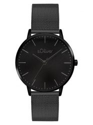 S.Oliver Zegarek kwarcowy w kolorze czarnym rozmiar: onesize. Czarne, analogowe zegarki damskie S.Oliver, metalowe. Za 173.99 zł.