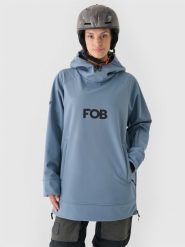 4F Bluza snowboardowa z softshellu membrana 5000 damska - granatowa L. Niebieskie bluzy damskie 4F, na zimę, l, bez wzorów, z dzianiny, z kapturem. W wyprzedaży za 199.99 zł.