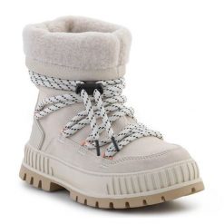 Śniegowce Damskie Palladium Pallashock Hiver 94349-175-M beżowe beżowy. Brązowe śniegowce damskie ze skóry. Za 872.66 zł.