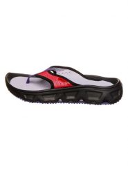 SALOMON Japonki "Reelax Break 6.0" w kolorze czarno-czerwono-fioletowym rozmiar: 39 1/3. Czarne klapki damskie Salomon, bez wzorów, z otwartym noskiem, bez obcasa, bez zapięcia. Za 209.95 zł.