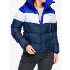 Kurtka ocieplana damska Columbia Puffect II Colorblock Jacket. Niebieskie kurtki damskie Columbia, bez wzorów, bez kaptura. Za 428.99 zł.