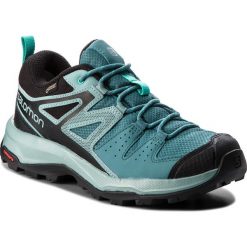 Trekkingi SALOMON - X Radiant Gtx W GORE-TEX 404839 22 M0 Hydro./Trellis/Atlantis. Zielone obuwie trekkingowe damskie Salomon, z gore-texu. W wyprzedaży za 359.00 zł.