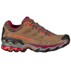 Buty trekkingowe damskie La Sportiva Ultra Raptor Ii Leather Gtx. Brązowe obuwie trekkingowe damskie La Sportiva, z materiału, bez zapięcia. Za 968.00 zł.