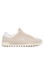 Calvin Klein Sneakersy Low Profile Run MG Sue HW0HW03150 Beżowy. Brązowe obuwie sportowe damskie Calvin Klein, ze skóry, bez zapięcia. Za 489.99 zł.