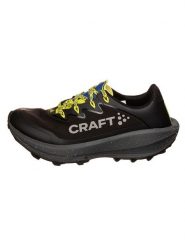 Craft Buty "CTM Ultra Carbon Race Rebel" w kolorze czarno-żółtym do biegania rozmiar: 37. Czarne obuwie sportowe damskie Craft, z materiału, bez zapięcia, do biegania. Za 427.07 zł.