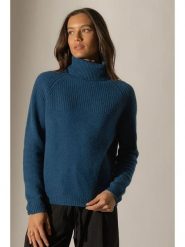 Perfect Cashmere Kaszmirowy golf "Maneses" w kolorze niebieskim rozmiar: M. Niebieskie golfy damskie Perfect Cashmere, m, bez wzorów, z kaszmiru, bez ramiączek. Za 1,049.28 zł.