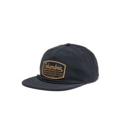 Czapka z daszkiem Columbia Packsaddle Corduroy Snap Back - black/csc tracks. Czarne czapki z daszkiem damskie Columbia, bez wzorów. Za 96.99 zł.
