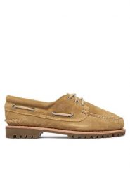 Timberland Półbuty TB0A2GNVEW11 Beżowy. Brązowe półbuty damskie Timberland, bez wzorów, ze skóry, bez obcasa, na płaskiej podeszwie, bez zapięcia. Za 899.99 zł.